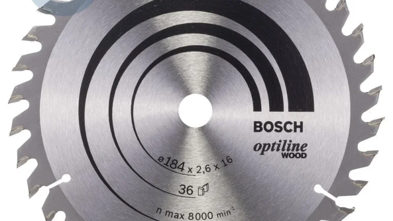 Bosch – Optiline Serisi Ahşap için Daire Testere Bıçağı 184*16 mm 36 Diş