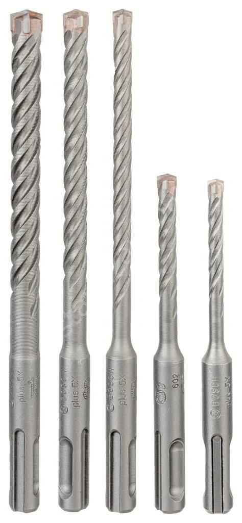 Bosch – SDS plus-5X Serisi Kırıcı Delici Matkap Ucu 5 Parça Set (5,6 x 110 mm, 6,8,10 x 160 mm) 2608833910