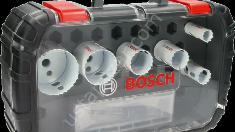 Bosch – Yeni Progressor Serisi Delik Açma Testeresi (Panç) Seti 9 Parça Ø 20-25-32-38-51-64 mm 2608594189