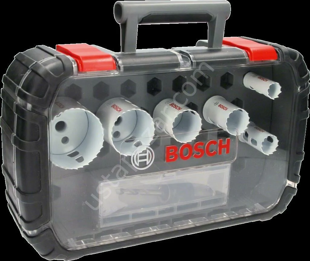 Bosch – Yeni Progressor Serisi Delik Açma Testeresi (Panç) Seti 9 Parça Ø 20-25-32-38-51-64 mm 2608594189